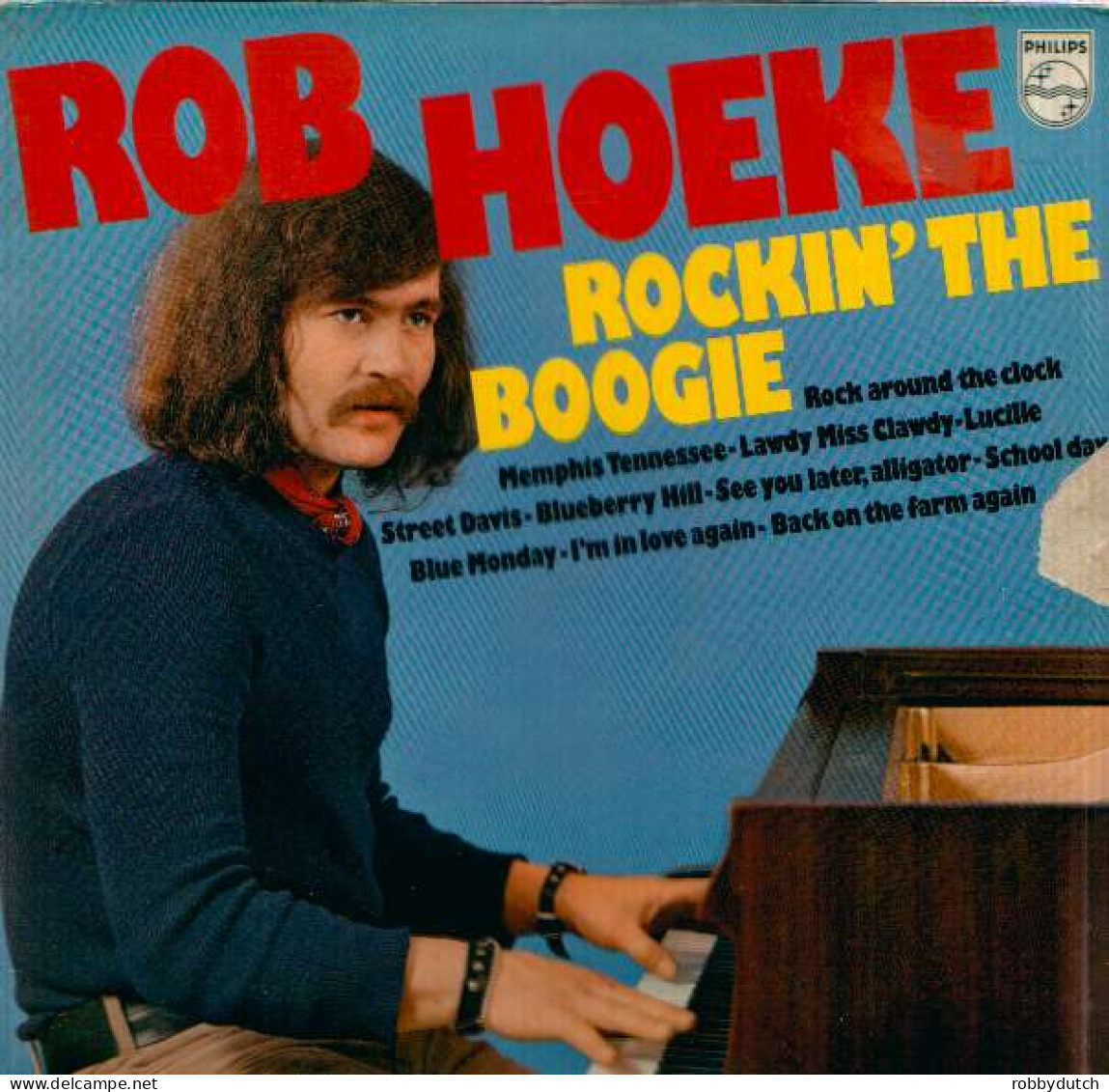 * LP *  ROB HOEKE - ROCKIN'  THE BOOGIE (Holland  - Blues