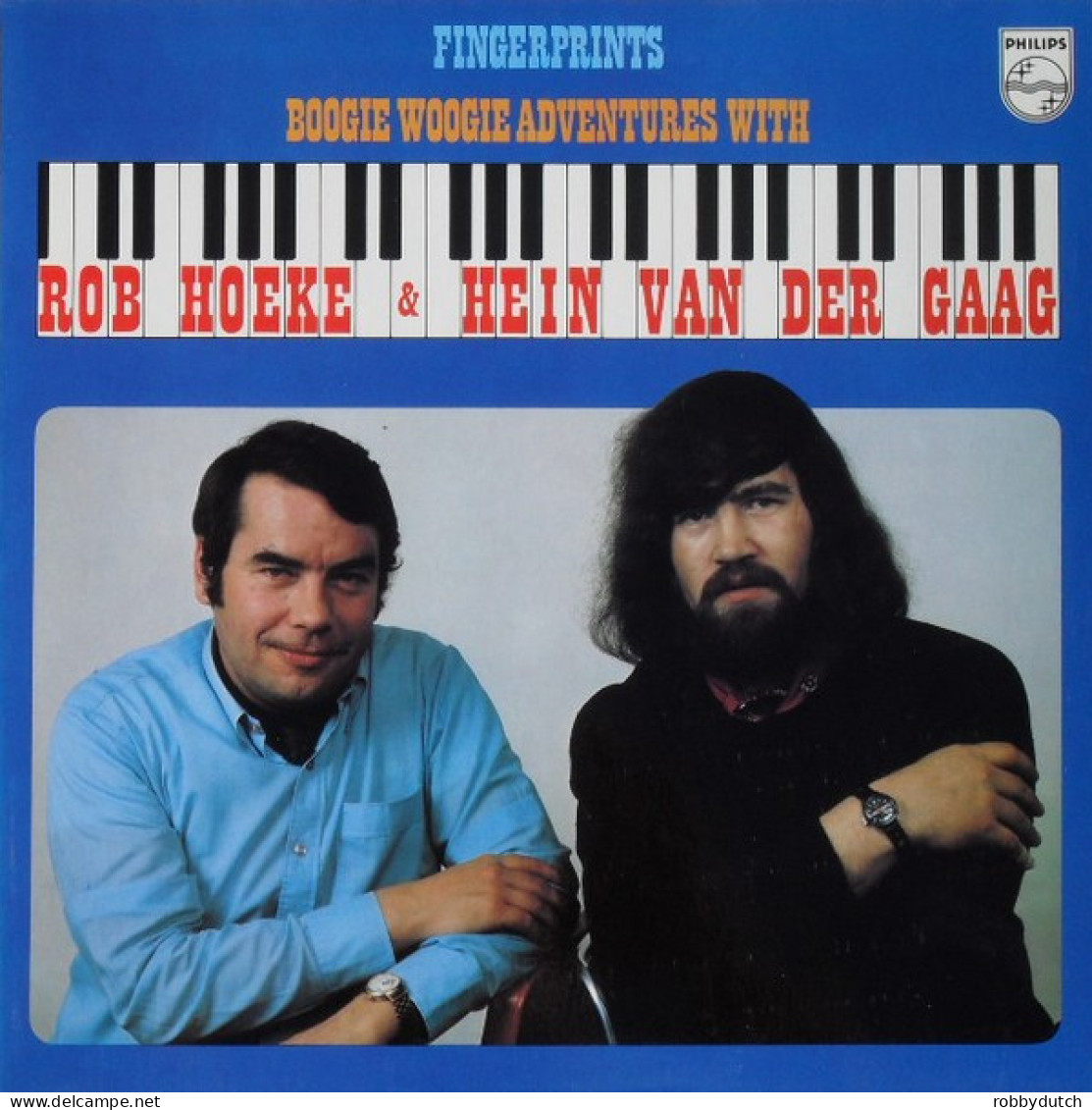 * LP *  ROB HOEKE & HEIN VAN DER GAAG - FINGERPRINTS (Holland 1975 EX-) - Blues