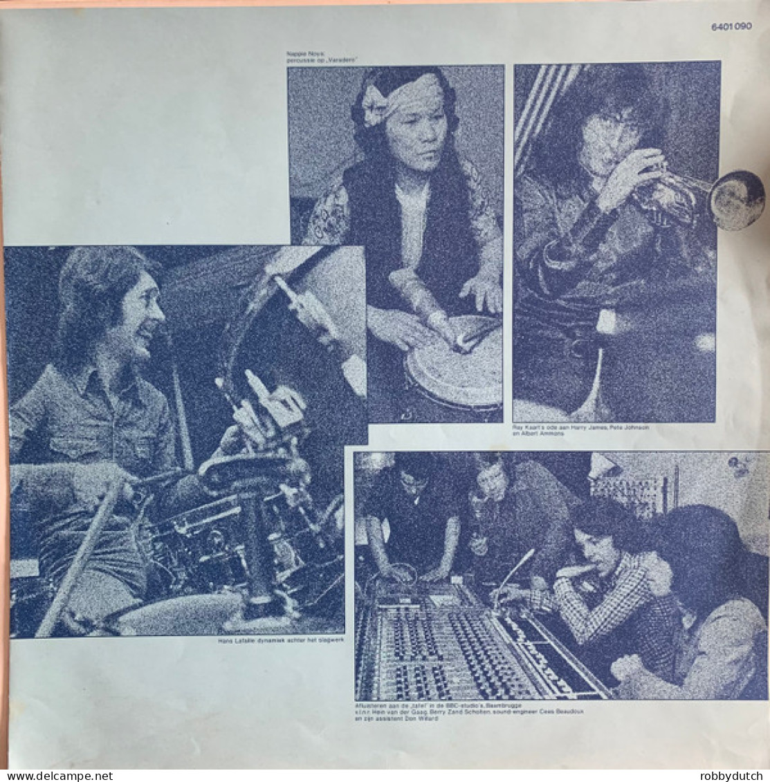 * LP *  ROB HOEKE & HEIN VAN DER GAAG - FINGERPRINTS (Holland 1975 EX-) - Blues