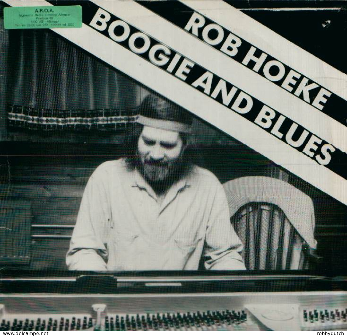 * LP *  ROB HOEKE - BOOGIE AND BLUES (Holland 1987 EX-) - Blues