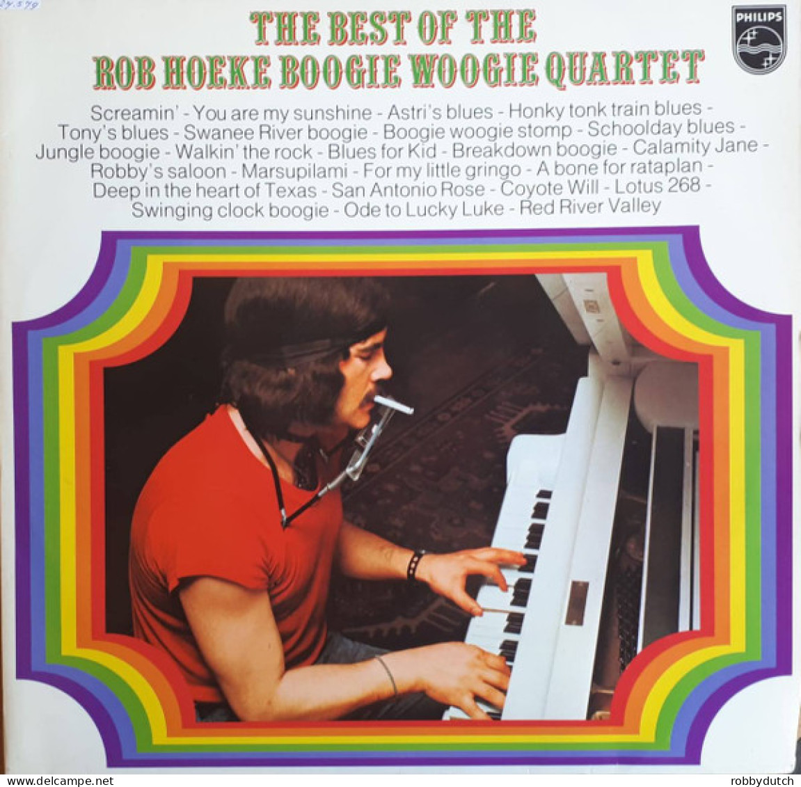 * 2LP *  ROB HOEKE BOOGIE WOOGIE QUARTET - THE BEST OF (Holland 1972 EX-) - Blues