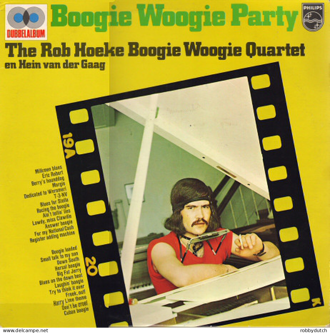 * 2LP *  ROB HOEKE BOOGIE WOOGIE QUARTET + HEIN VAN DER GAAG - BOOGIE WOOGIE PARTY - Blues