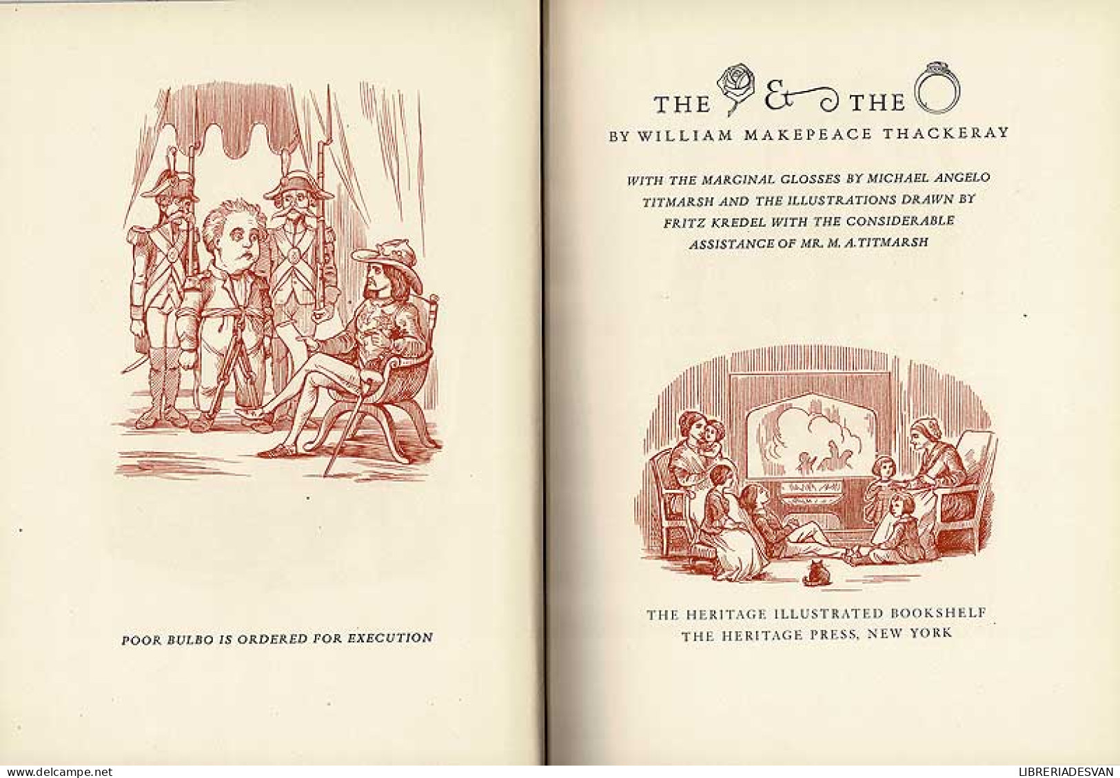 The Rose & The Ring Or The History Of Prince Giglio And Prince Bulbo - William Makepeace Thackeray - Bök Voor Jongeren & Kinderen