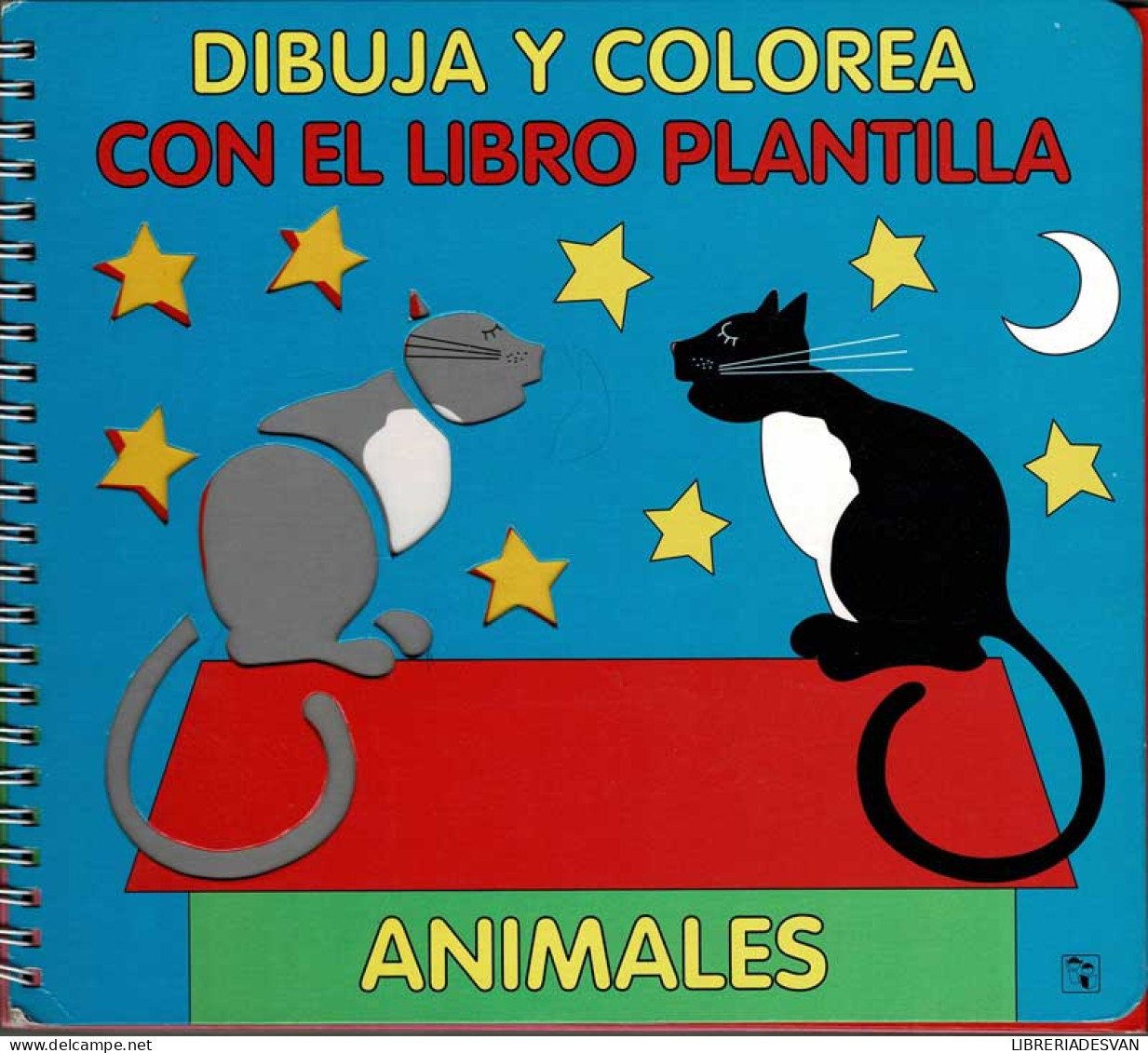 Dibuja Y Colorea Con El Libro Plantilla. Animales - Infantil Y Juvenil