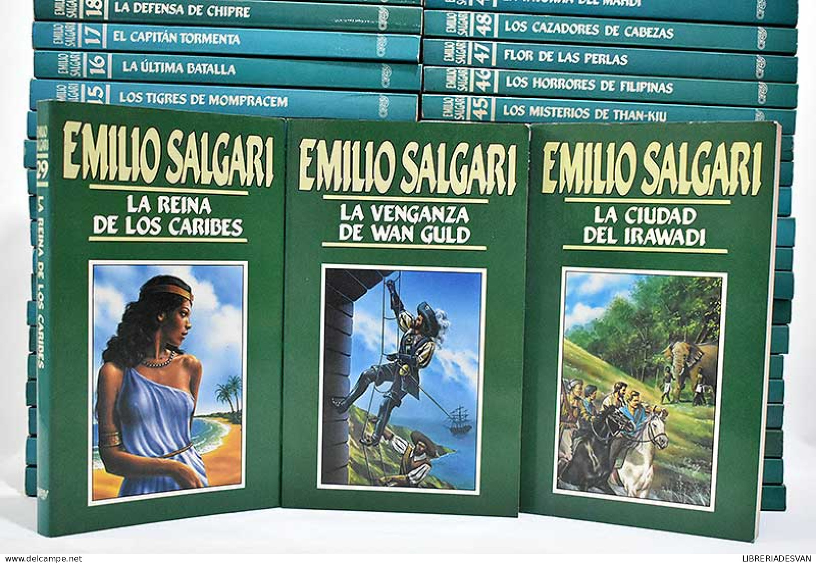 Colección Orbis Emilio Salgari. 59 Tomos (falta 1 Para Completar) - Libri Per I Giovani E Per I Bambini