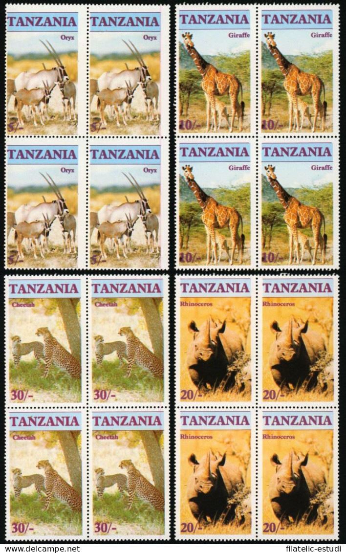 FAU2  Tanzania 285/88 Bl.4 MNH - Tansania (1964-...)