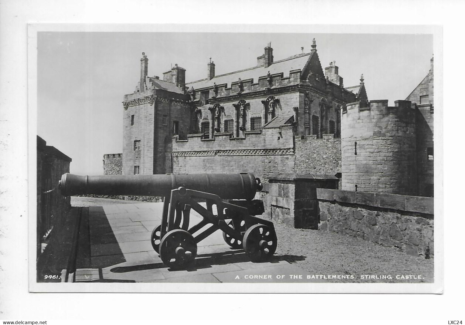 A CORNER OF THE BATTLEMENTS. STIRLING CASTLE. - Stirlingshire