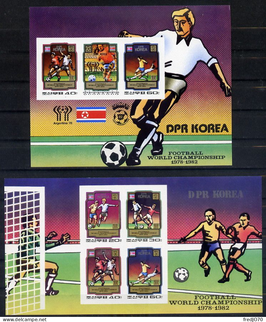 Corée Blocs Non Dentelé Imperf Football CM 78 ** - 1978 – Argentine