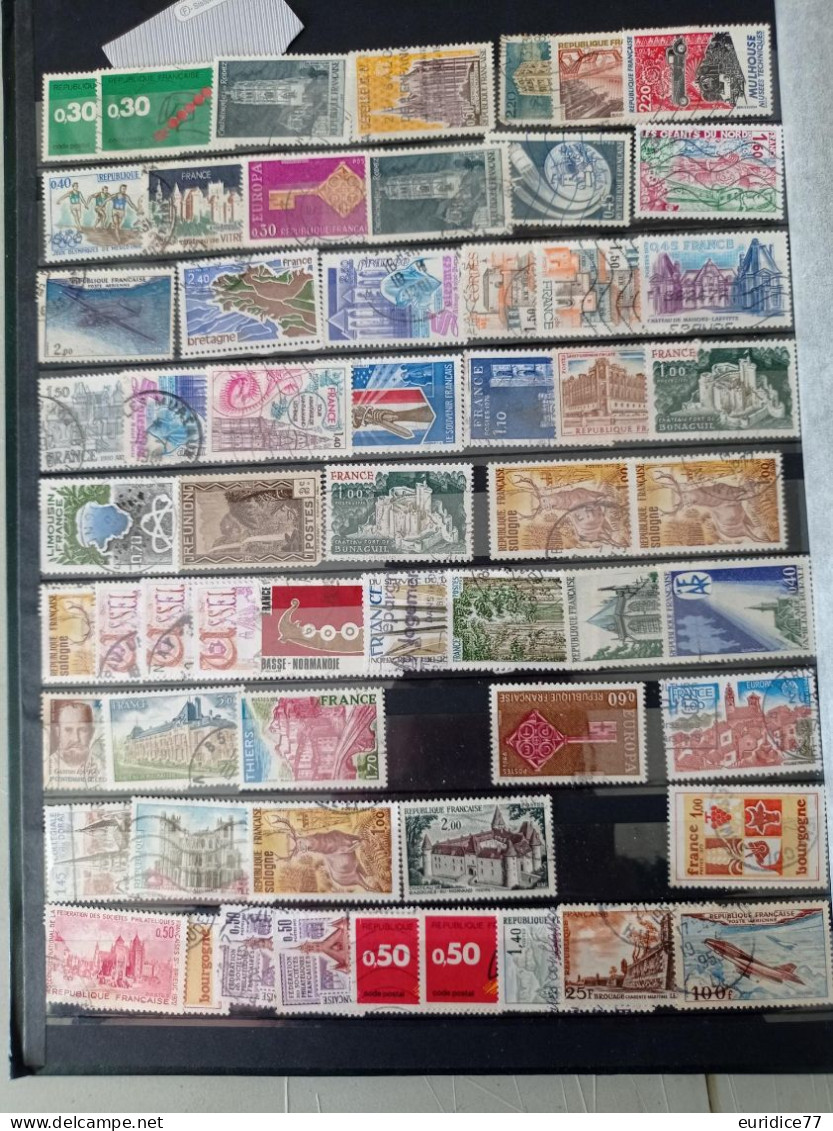 France  - Clasificador Con Lote Acumulacion De Sellos Usados - Lots & Kiloware (mixtures) - Min. 1000 Stamps