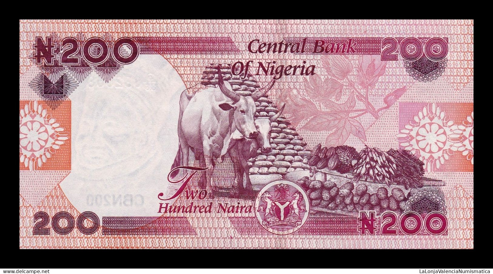 Nigeria 200 Naira 2023 (2024) Pick 47b Sign 2 Sc Unc - Nigeria