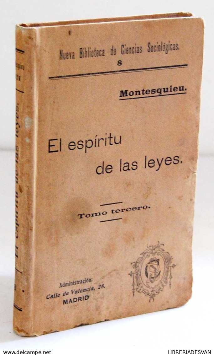 El Espíritu De Las Leyes. Tomo III - Montesquieu - Gedachten