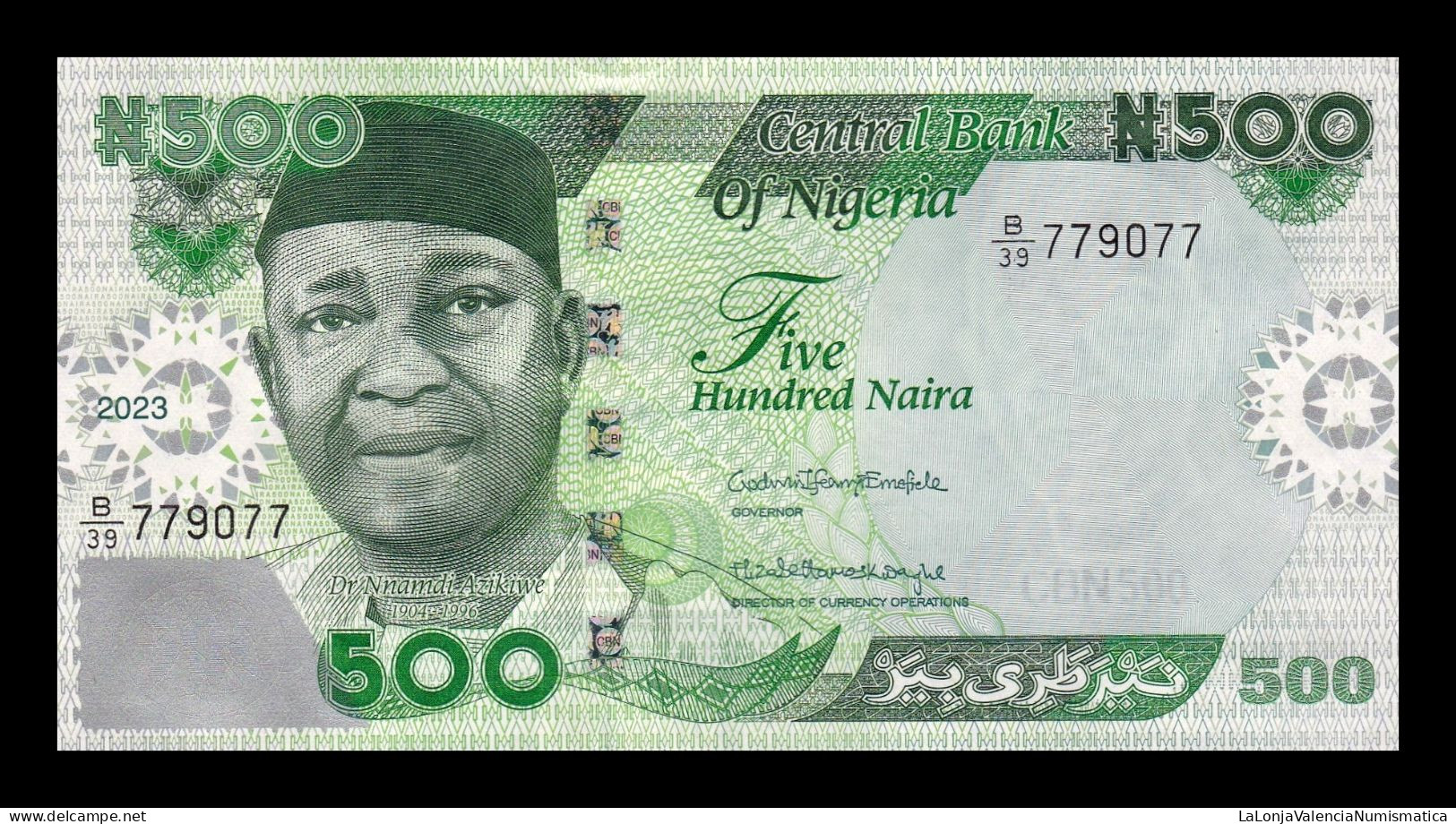 Nigeria 500 Naira 2023 (2024) Pick 48b Sign 1 Sc Unc - Nigeria