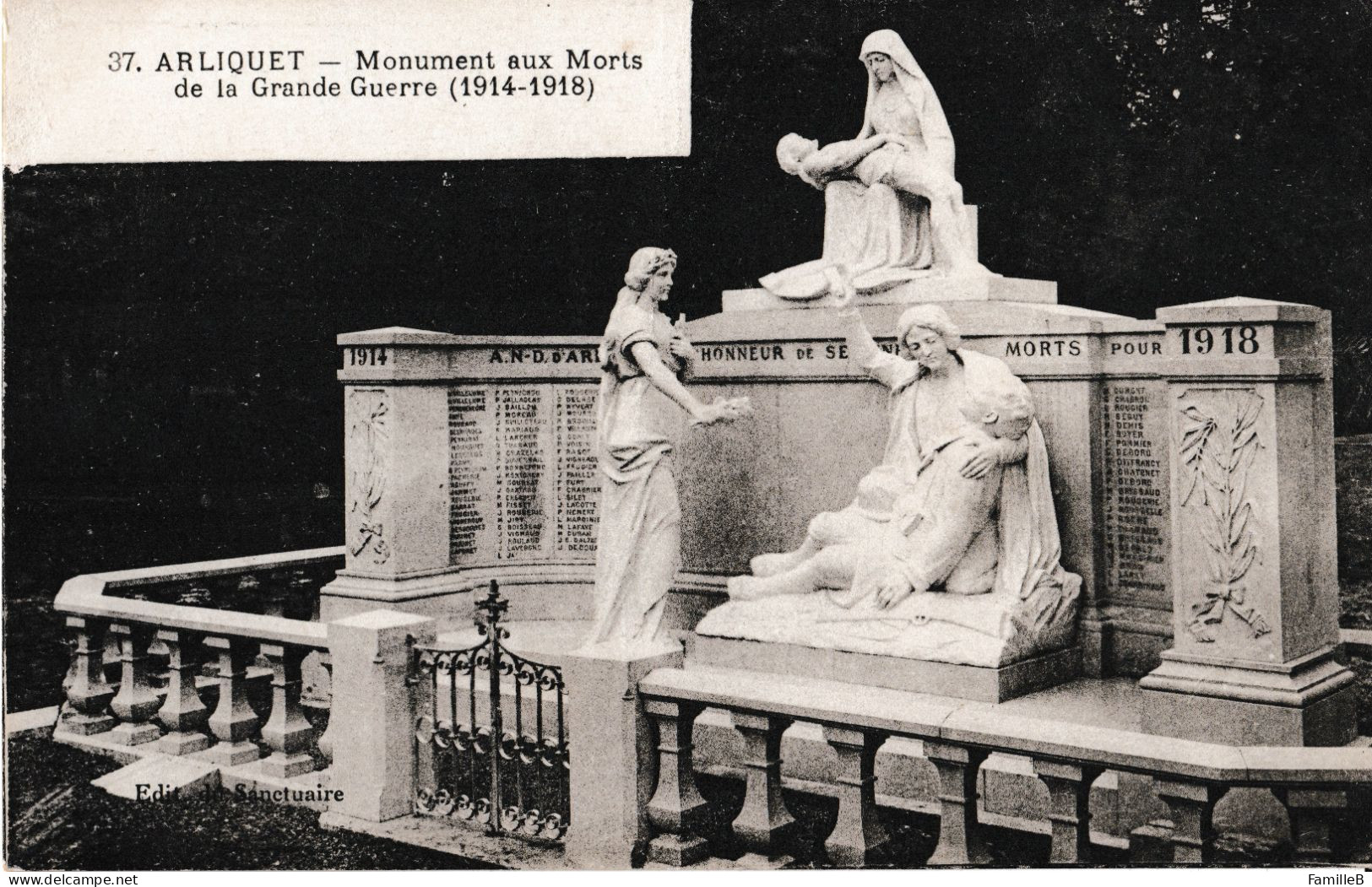 37. ARLIQUET - Monument Aux Morts De La Grande Guerre (1914-1918) - Aixe Sur Vienne