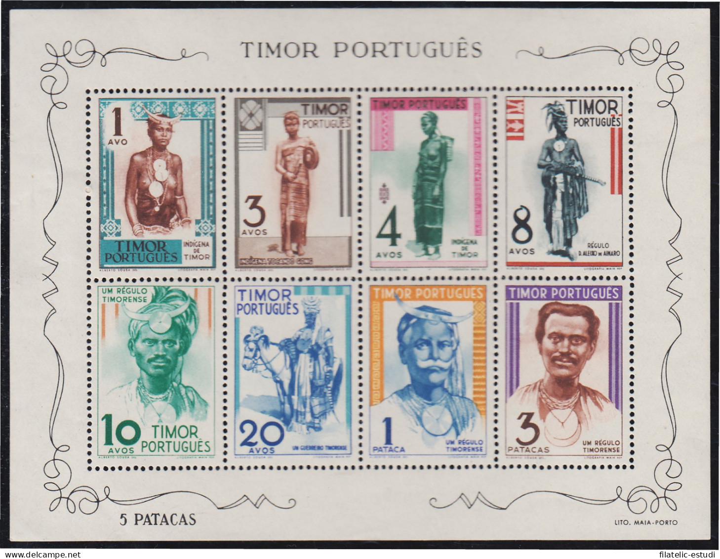 Timor Portugués HB 1 Indígenas MH - Timor Oriental