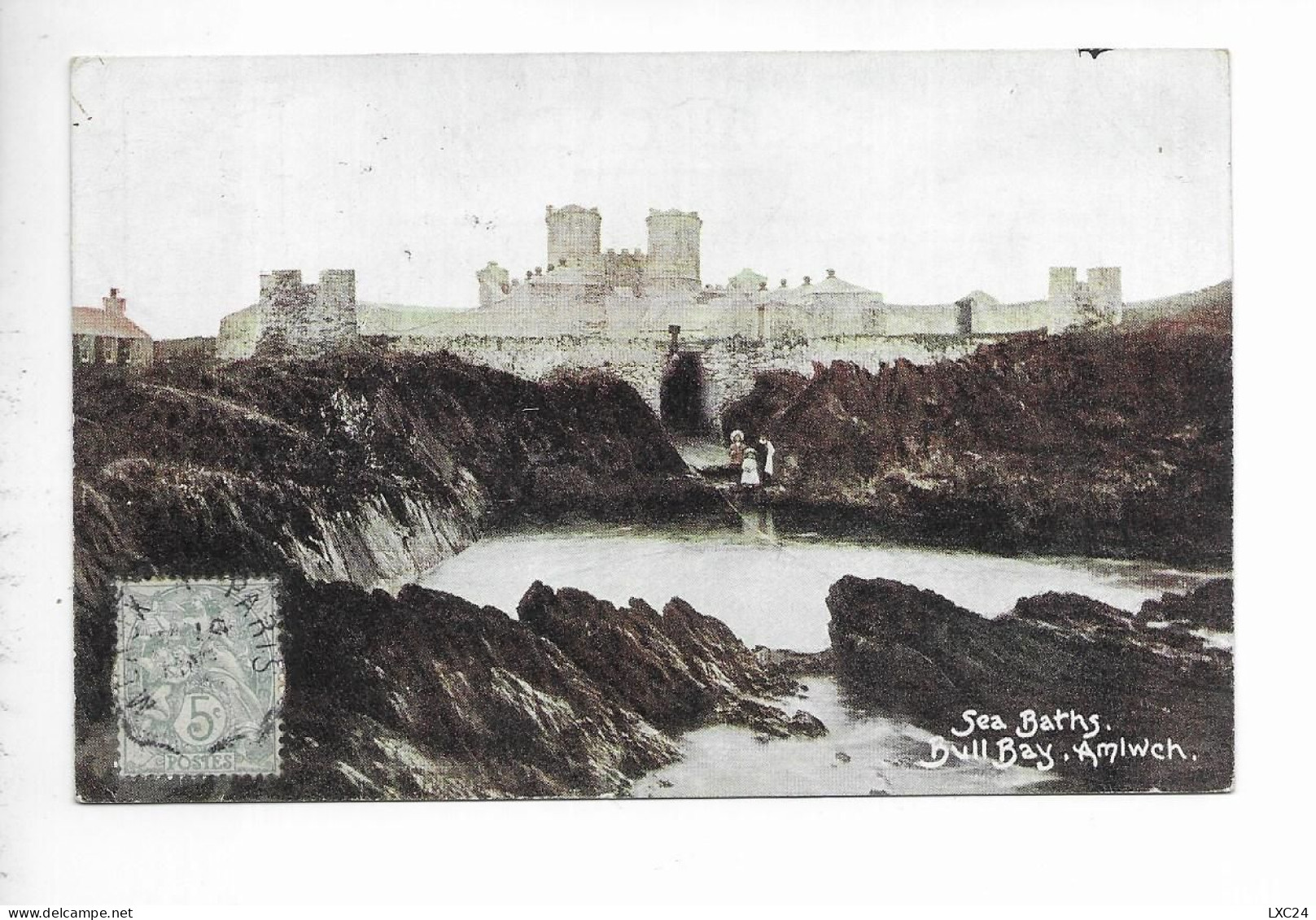 SEA BATHS. BULL BAY AMLWCH. - Anglesey