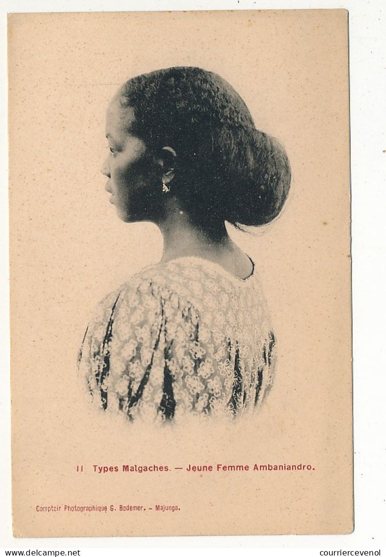 CPA - MADAGASCAR - Types Malgaches - Jeune Femme Ambaniandro - Madagascar