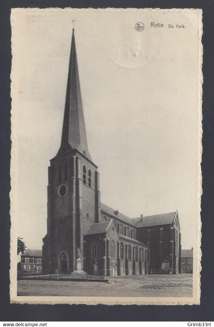 Retie - De Kerk - Postkaart - Retie