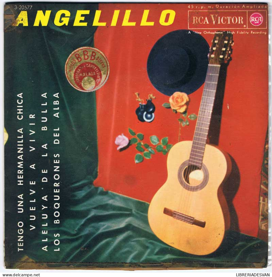 Angelillo - Tengo Una Hermanilla Chica / Vuelve A Vivir / Aleluya De La Bulla / Los Boquerones Del Alba - EP - Non Classés