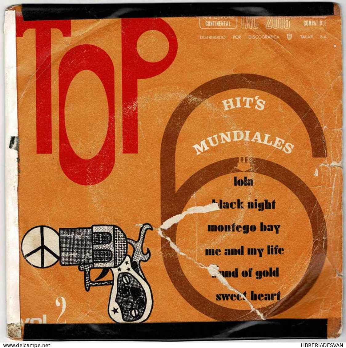 Top 6 Hits Mundiales - Davies. Blaikley. Barry-Bloom. Deep Purple. M. & B. Gibb. EP - Non Classés