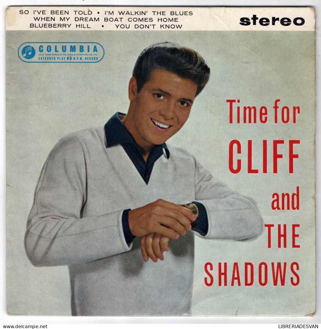 Cliff Richard - Time For Cliff And The Shadows. EP UK ESG 7887 - Zonder Classificatie