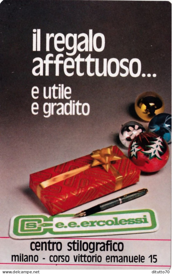 Calendarietto - E.e.ercolessi - Centro Stilografico - Milano - Anno 1986 - Small : 1981-90