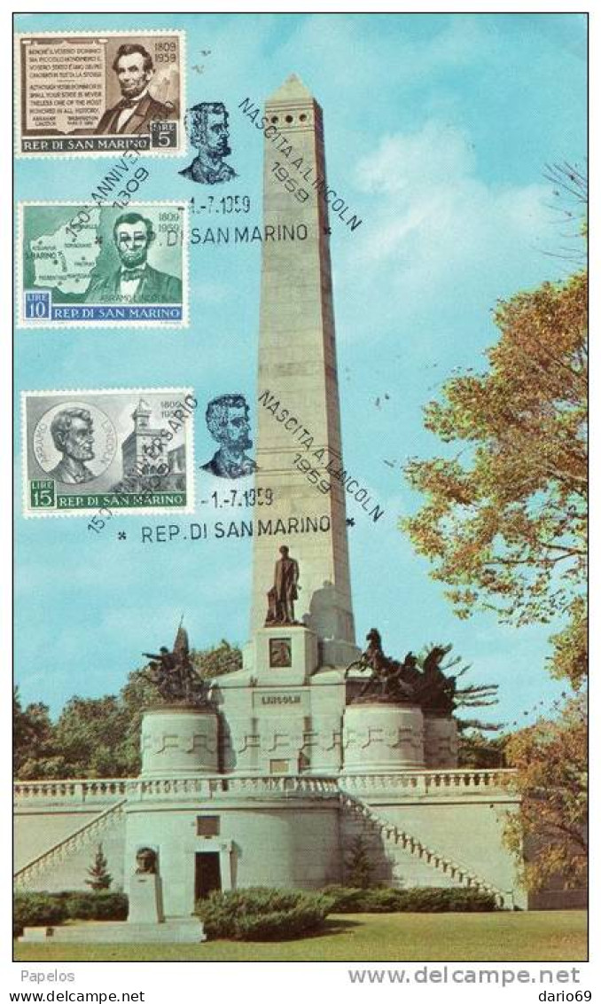 1959 CARTOLINA - Covers & Documents