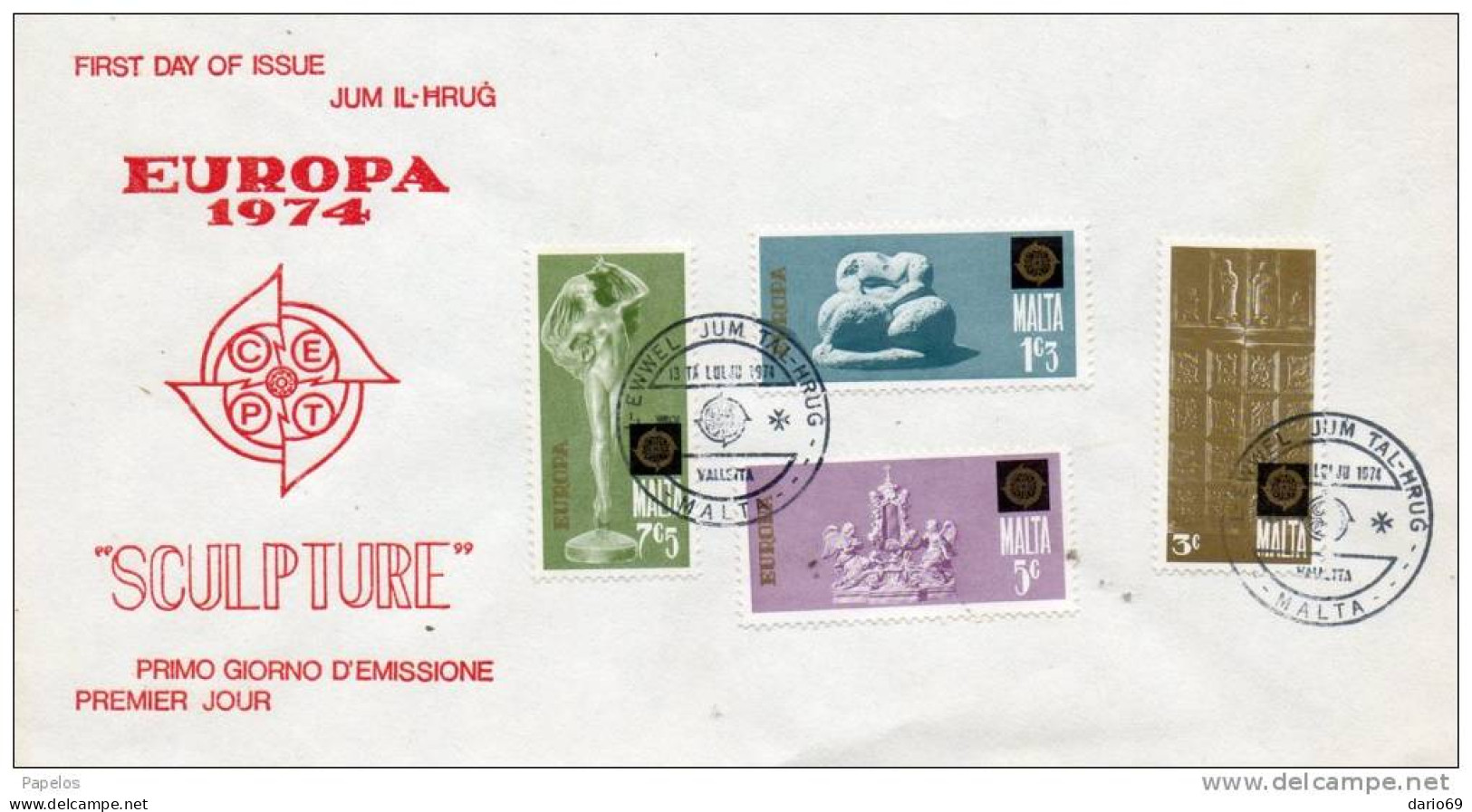 1974  LETTERA - Malta