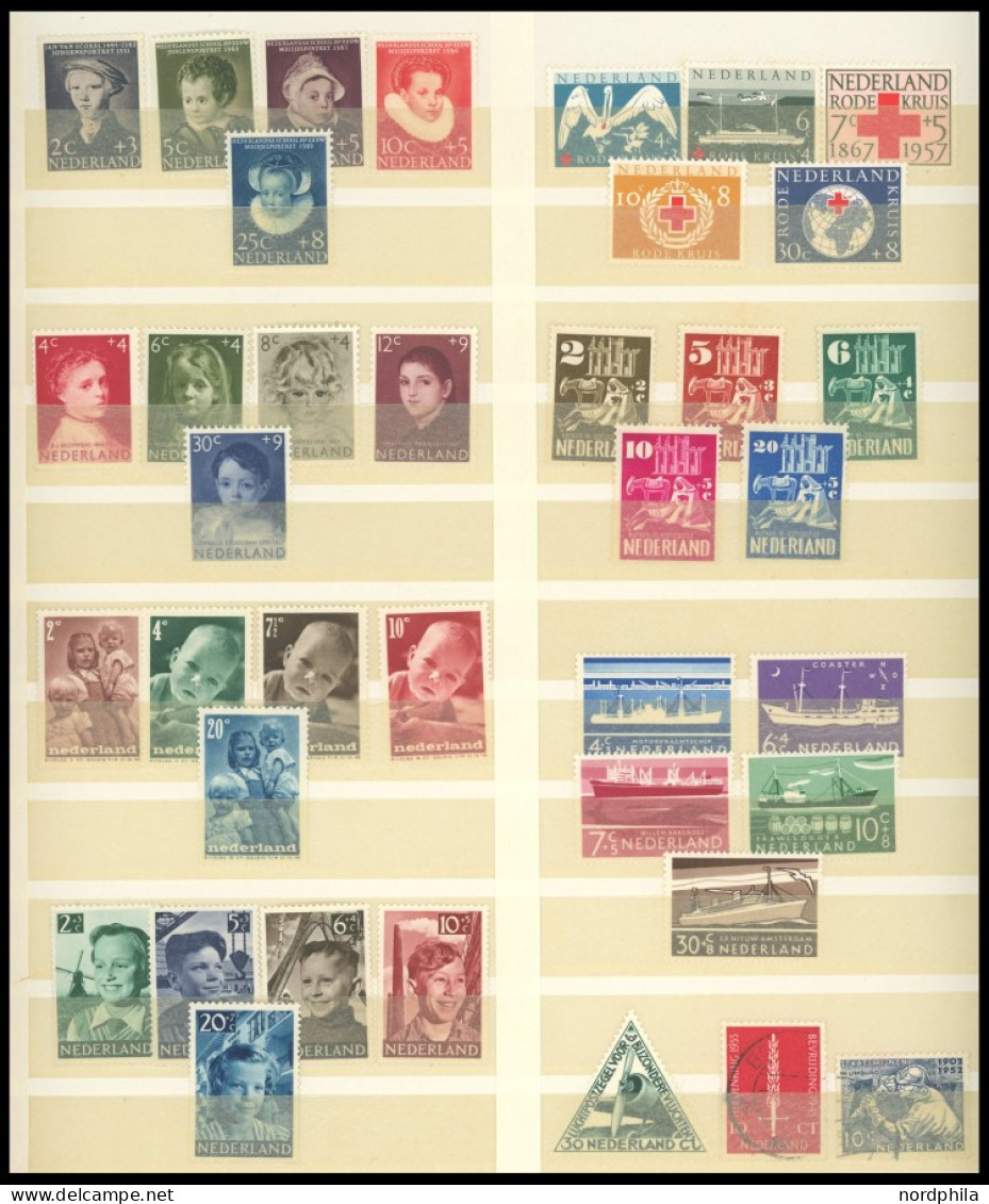 SAMMLUNGEN, LOTS O,*,** , Sammlung Niederlande Von Ca. 1920-68 Mit Vielen Mittleren Sätzen, Feinst/Pracht, Besichtigen! - Collections