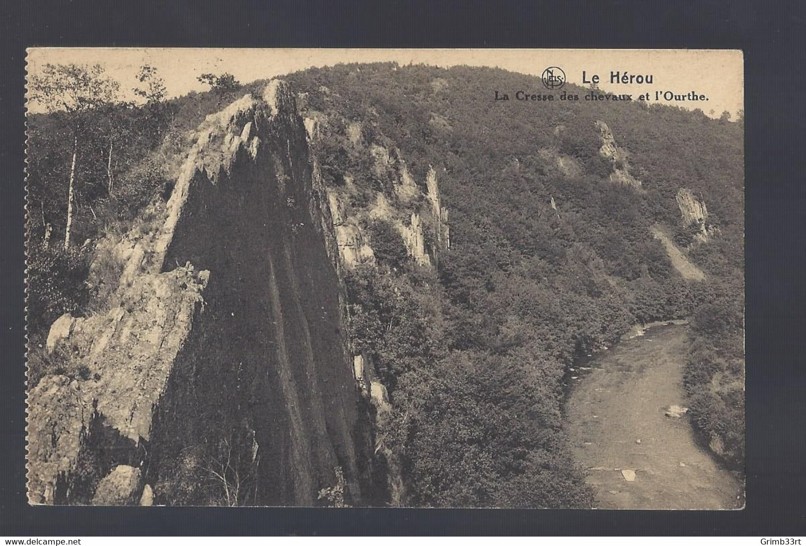 Le Hérou - La Cresse Des Chevaux Et L'Ourthe - Postkaart - Houffalize