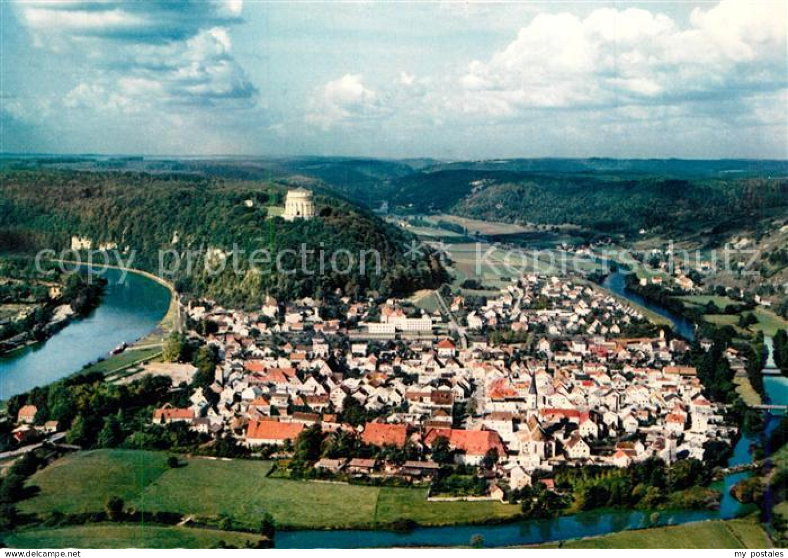 73159312 Kelheim Fliegeraufnahme Mit Donau Kelheim - Kelheim