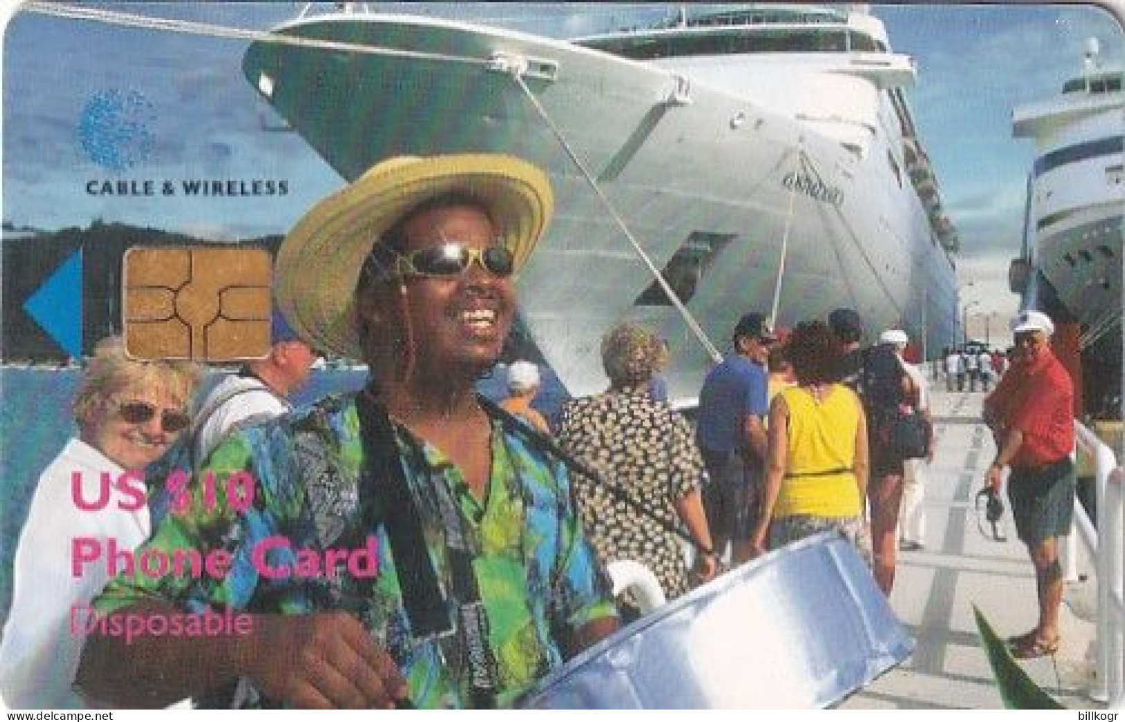 BRITISH VIRGIN ISL.(chip) - Cruise Ship, Used - Virgin Islands