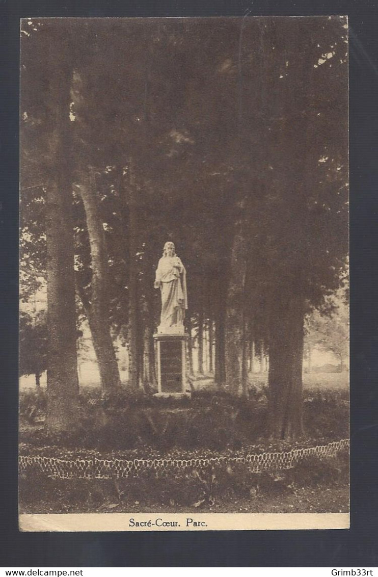 Bastogne - Pensionnat Notre-Dame - Sacré-Coeur - Parc - Postkaart - Bastogne