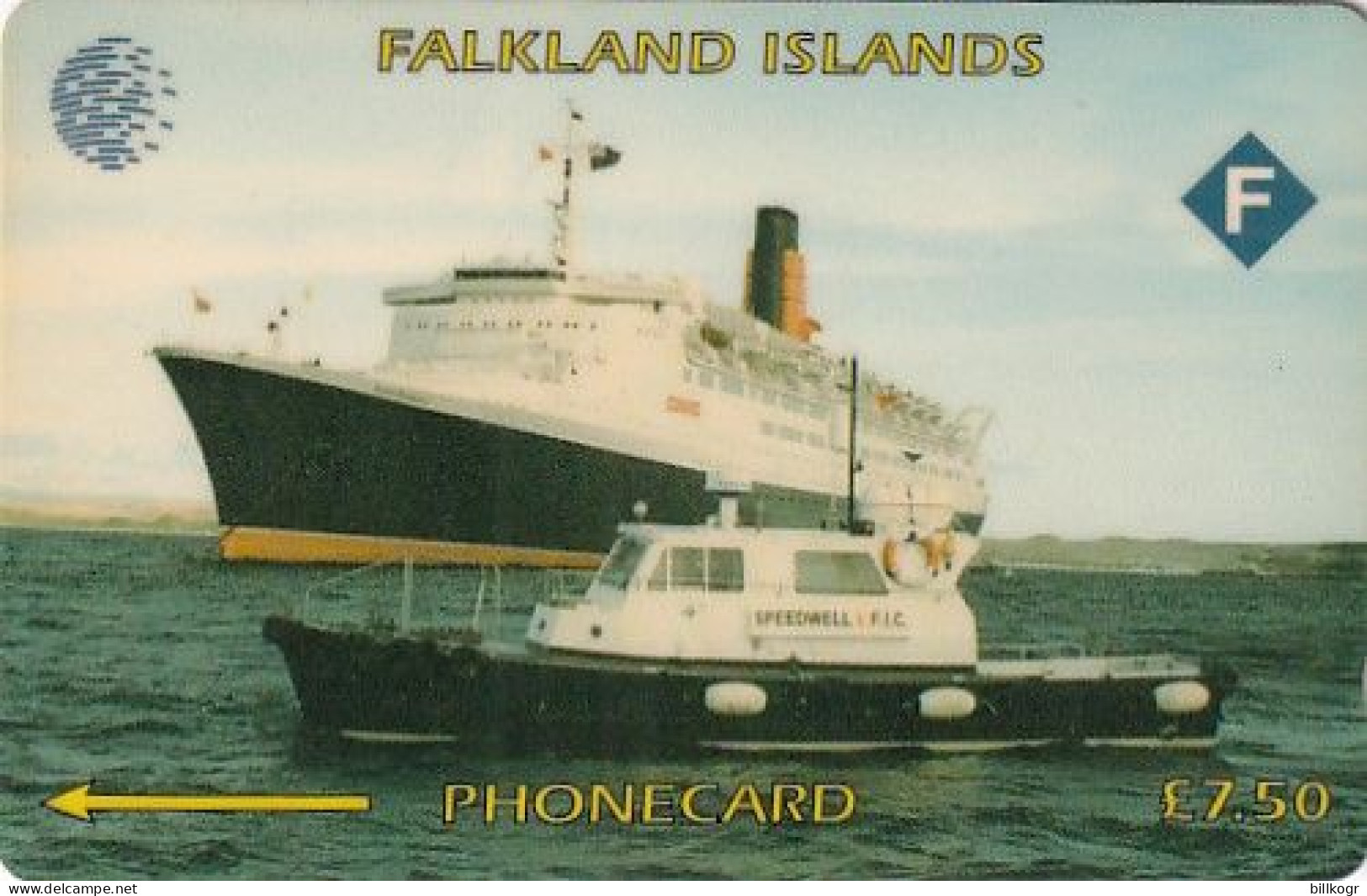 FALKLAND ISL.(GPT) - Q.E. II, CN : 3CWFA/C(normal 0), Tirage 40000, Used - Islas Malvinas