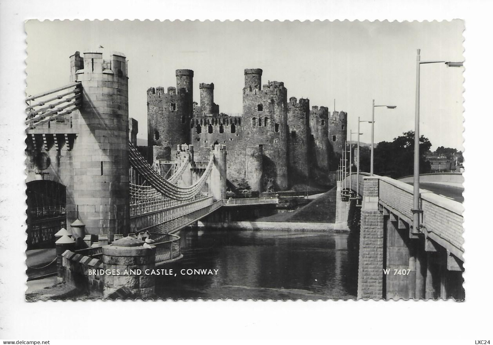 BRIDGES AND CASTLE. CONWAY. - Caernarvonshire