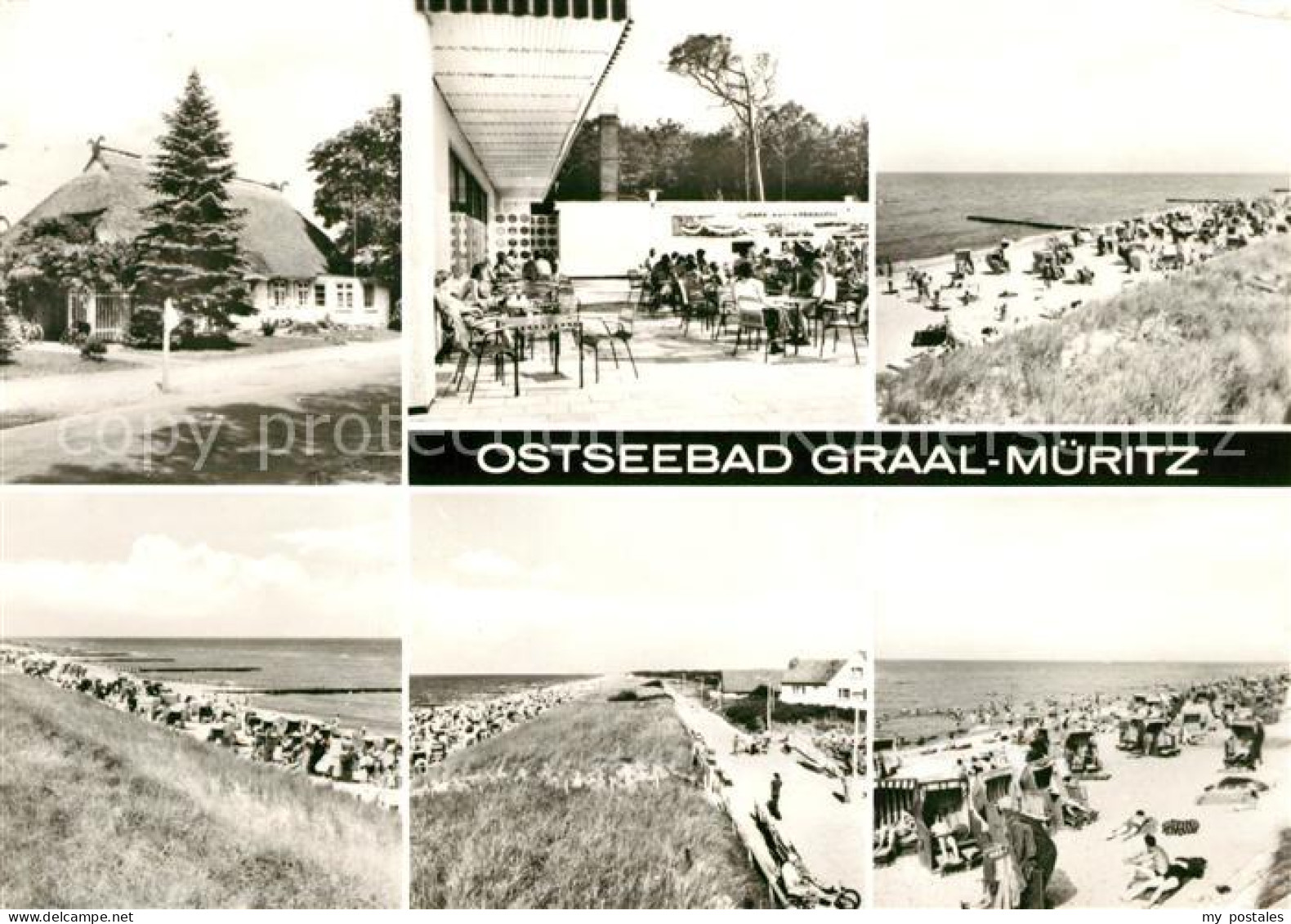 73159000 Graal-Mueritz Ostseebad Strand Cafe Duene Graal-Mueritz Ostseebad - Graal-Müritz