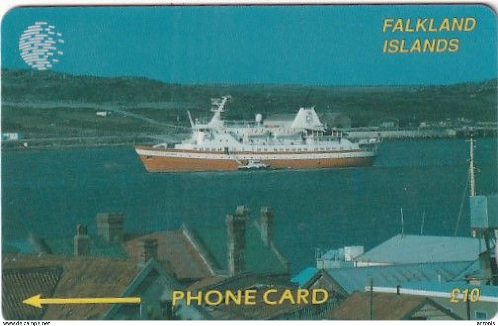 FALKLAND ISL.(GPT) - Cruiseliner, CN : 2CWFB/D(normal 0), Tirage 30000, Used - Falkland Islands