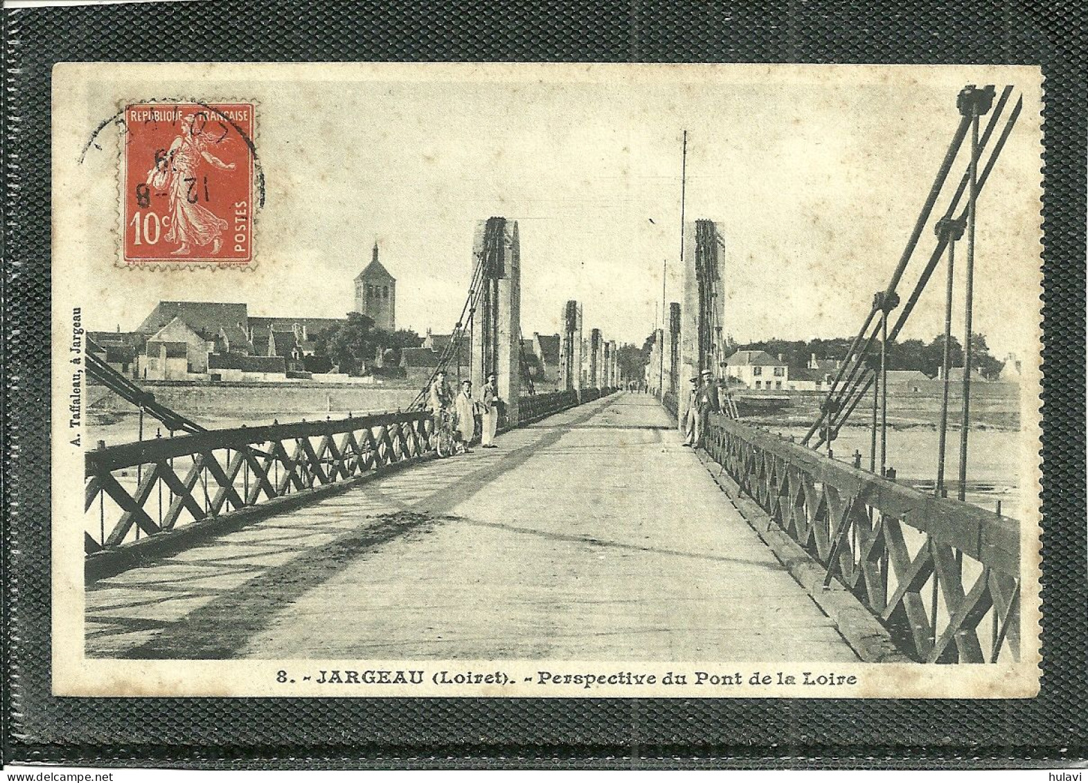 45  JARGEAU - PERSPECTIVE DU PONT DE LA LOIRE (ref A7870) - Jargeau