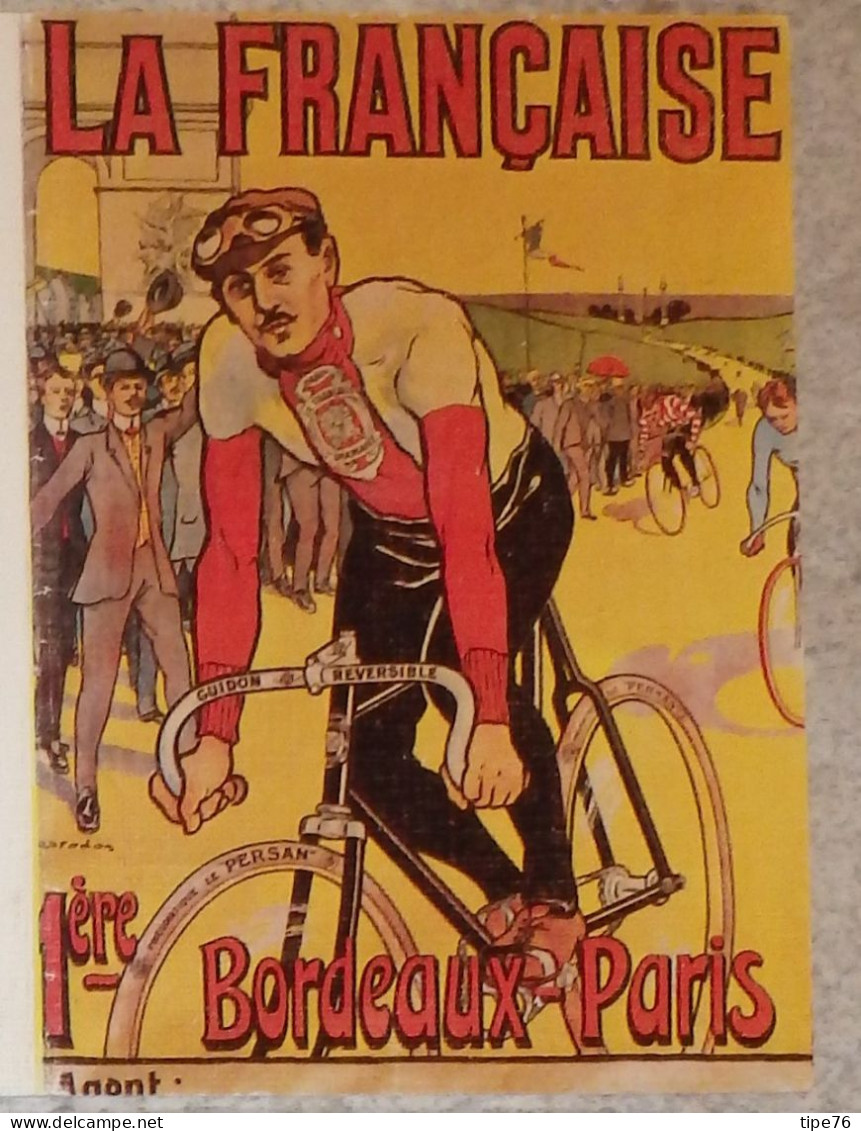 Petit Calendrier Poche 1983 Illustration Affiche La Française Course Cycliste Vélo  Bordeaux Paris - Nevers Nièvre - Petit Format : 1981-90