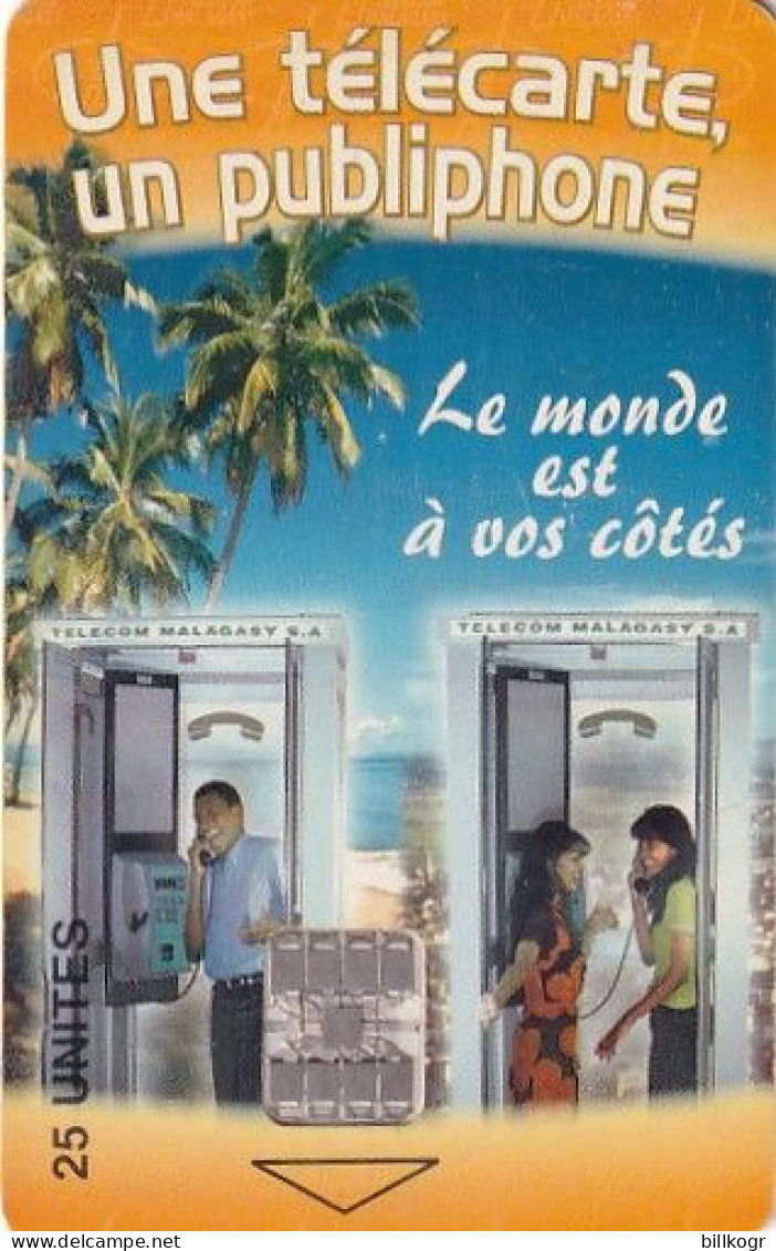MADAGASCAR - Phone Booth, Used - Madagaskar