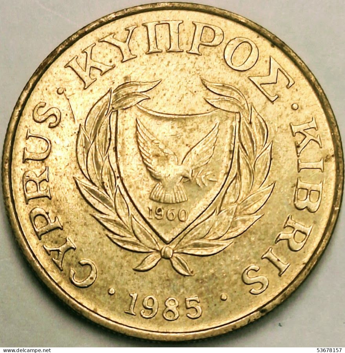 Cyprus - 10 Cents 1985, KM# 56.2 (#3608) - Zypern