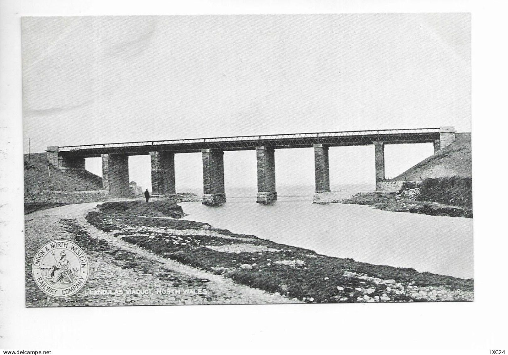 LLANDULAS VIADUCT. / LONDON & NORTH WESTERN RAILWAY COMPANY. - Denbighshire