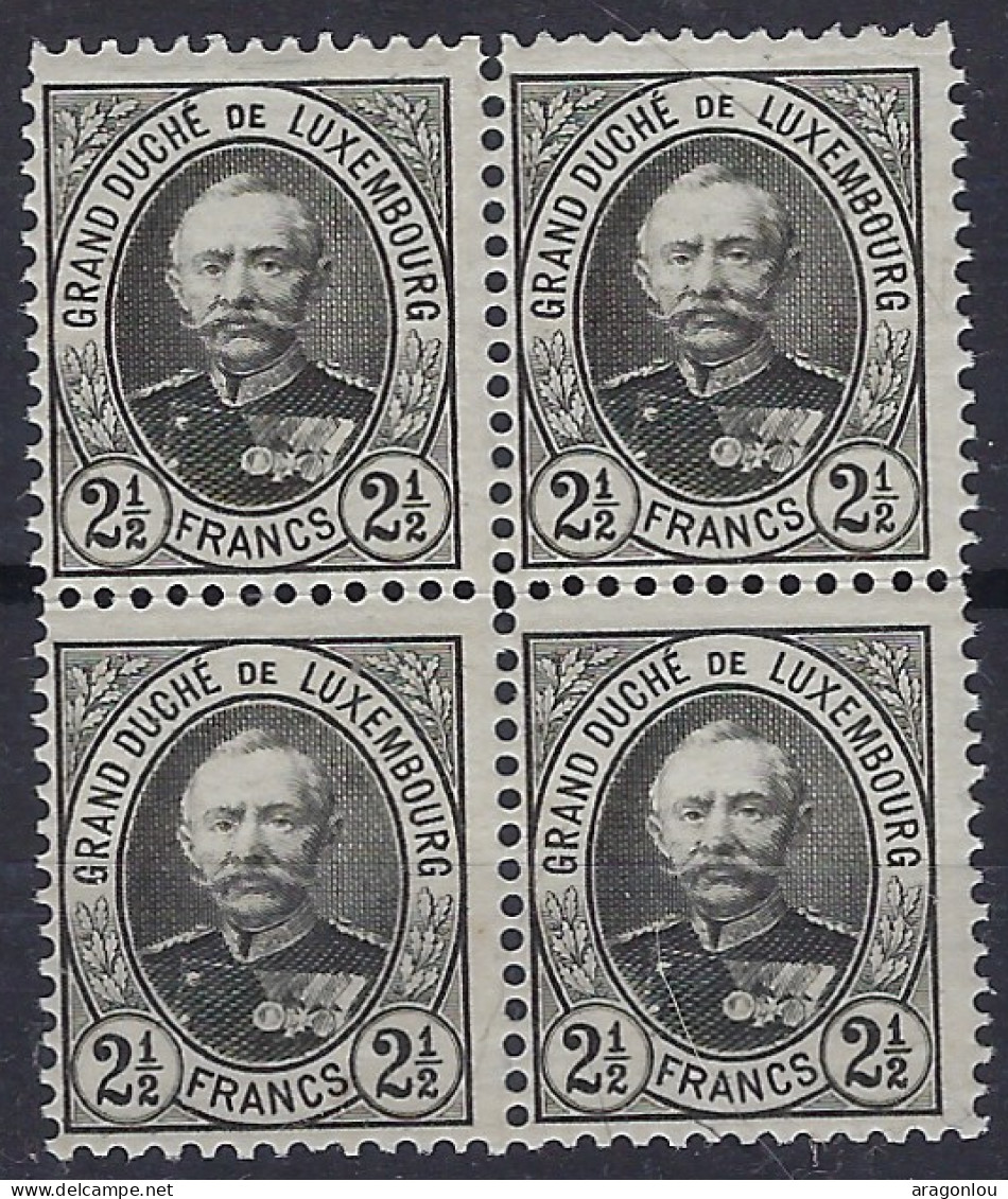 Luxembourg - Luxemburg - Timbre  1906   Bloc à 4 X 2 1/2 Fr    MNH** - Blocks & Kleinbögen