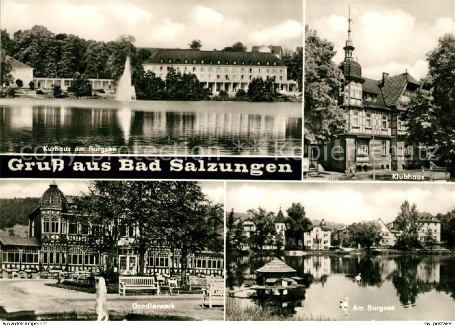 73158494 Bad Salzungen Kurhaus Am Burgsee Klubhaus Gradierwerk Bad Salzungen - Bad Salzungen