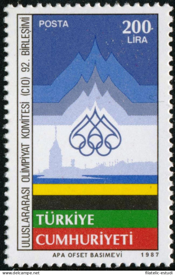 OLI1 Turquia Turkey  Nº 2535   1987    MNH - Sonstige & Ohne Zuordnung