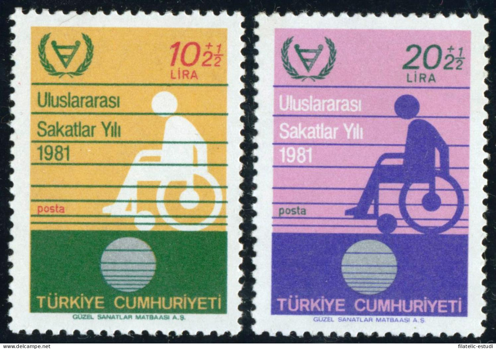 MED Turquia Turkey  Nº 2311/12  1981   MNH - Otros & Sin Clasificación