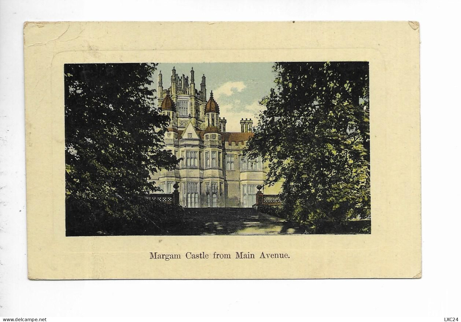 MARGAM CASTLE FROM MAIN AVENUE. - Glamorgan