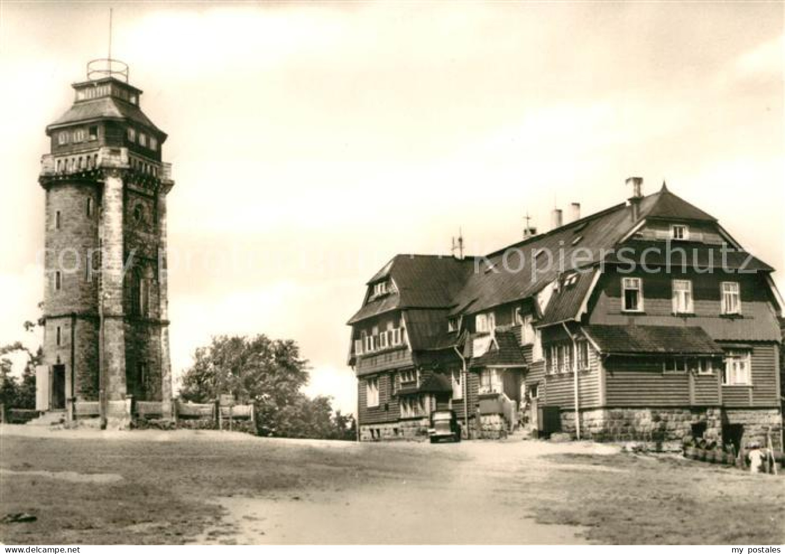 73162240 Auersberg Wildenthal Turm Berghaus Auersberg Wildenthal - Eibenstock