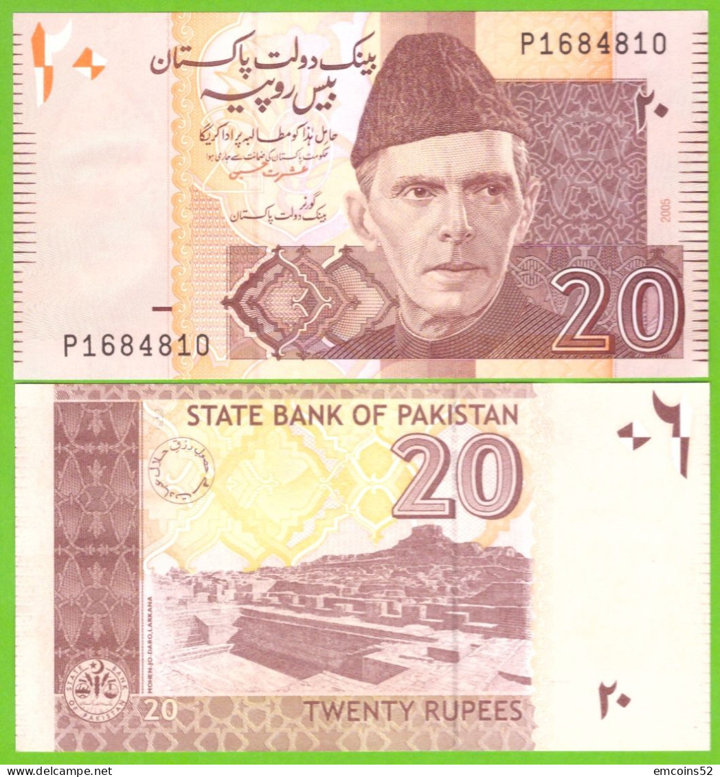 PAKISTAN 20 RUPEES 2005 P-46a  UNC - Pakistan