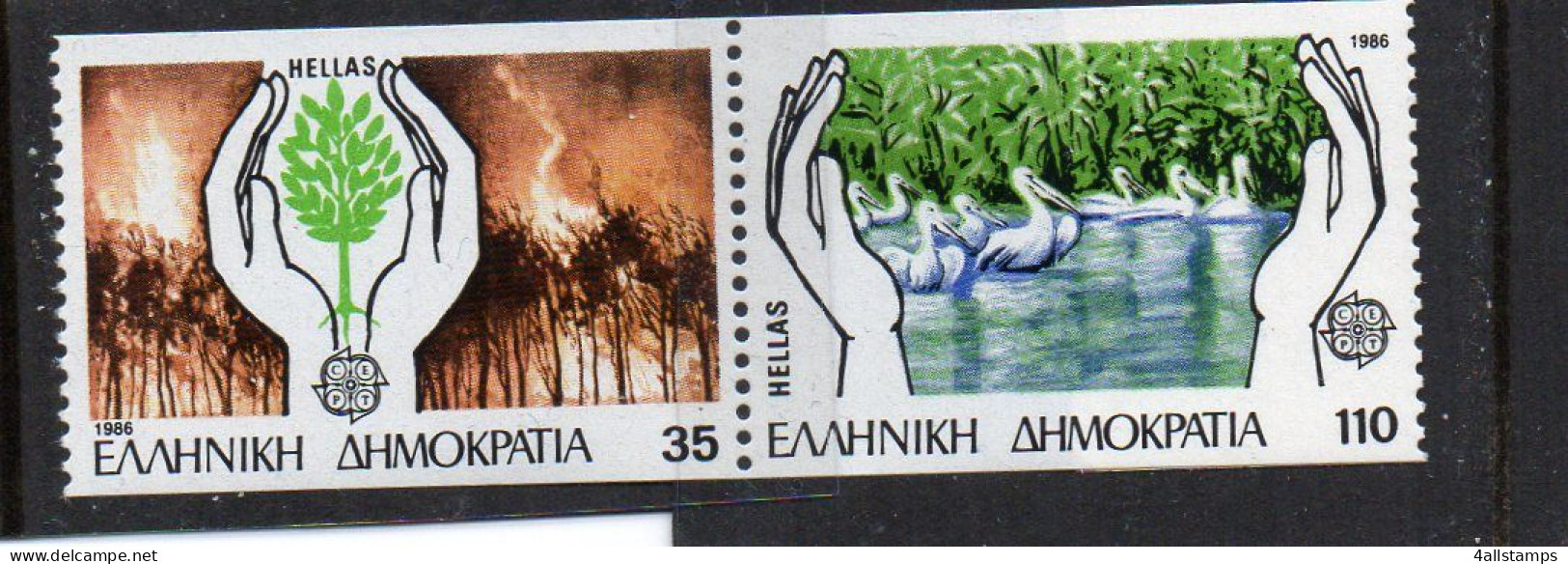1986 Griekenland Mi N° 1630/1631a : ** MNH, Postfris, Postfrisch , Neuf Sans Charniere - 1986