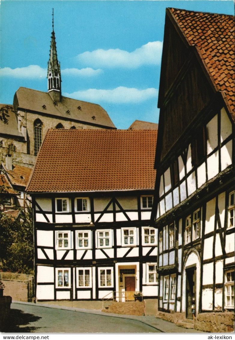 Ansichtskarte Warburg Fachwerkwinkel In Der Altstadt 1980 - Warburg
